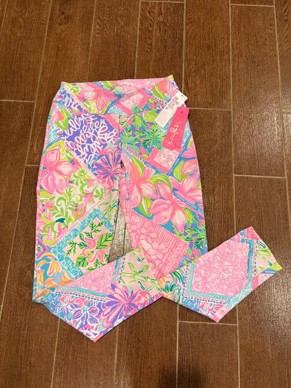 NWT Lilly Pulitzer Corso golf pants size 6 brand new multicolored upf +50